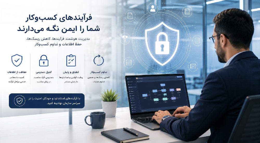 فرآیندهای کسب‌وکار شما را ایمن نگه می‌دارند