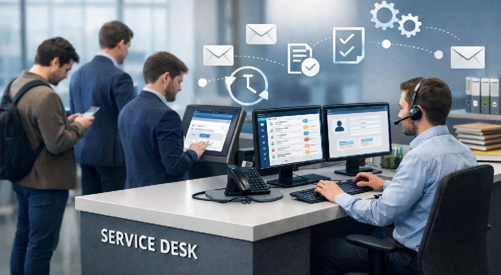 سیستم میز خدمت برای ارتباط اتوماسیون اداری با بیرون سازمان