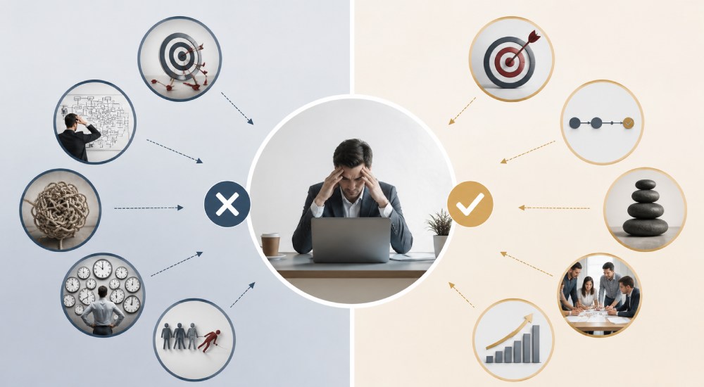 چالشها و اشتباهات رایج در پیادهسازی OKR و KPI
