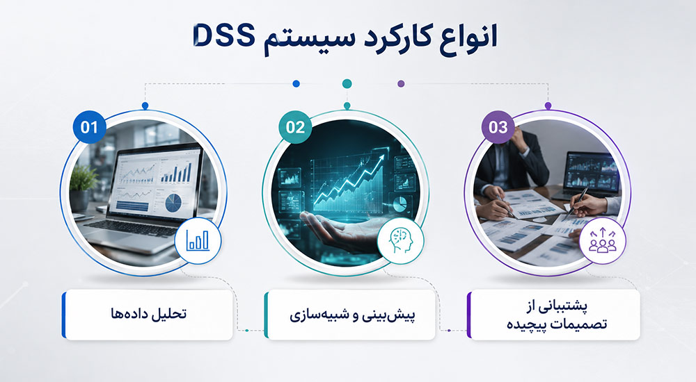 انواع کارکرد سیستم DSS