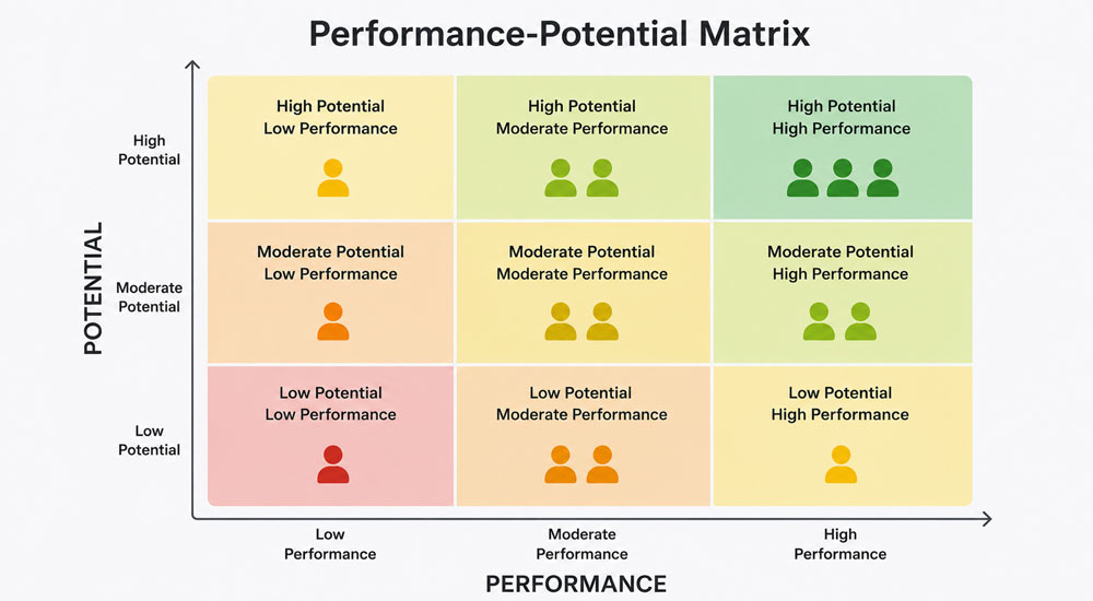 ماتریس پتانسیل و عملکرد (Performance-Potential Matrix)