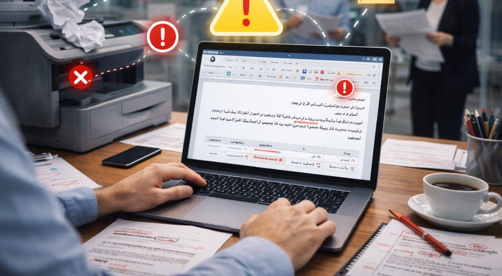 اشتباهات رایج در نامه نگاری در اتوماسیون اداری